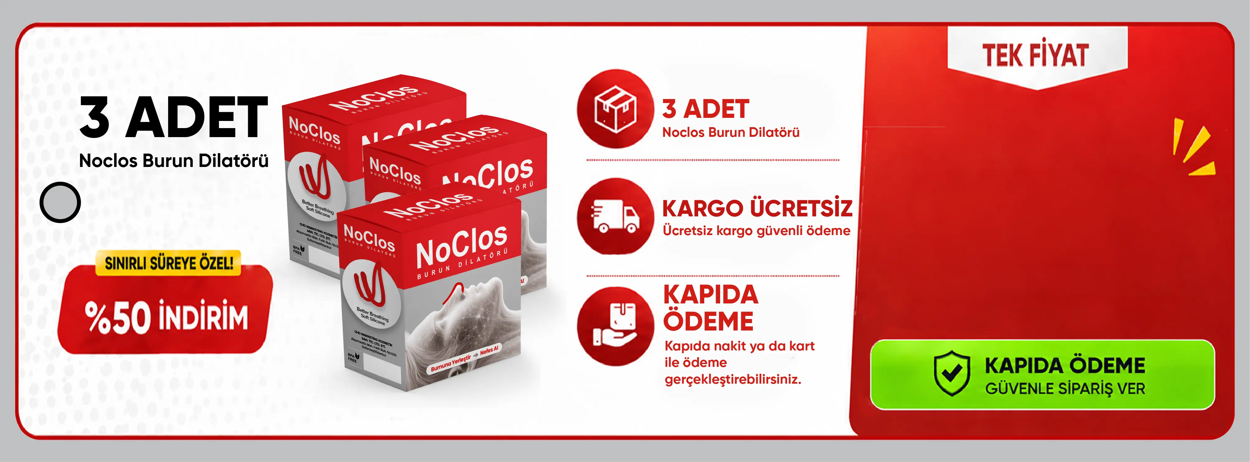noClos - Resmi Satış Sitesi 7'li Paket